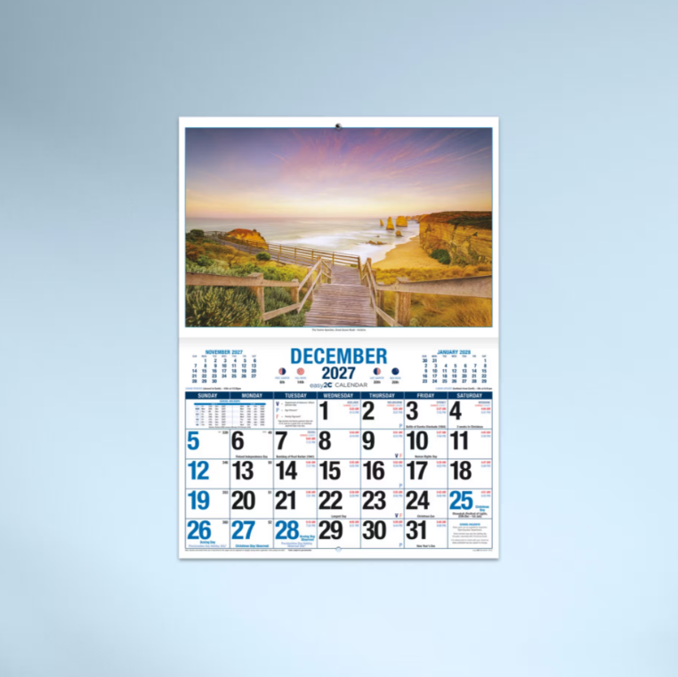 2027 easy2C Australian Images Booklet Calendar 297x205mm