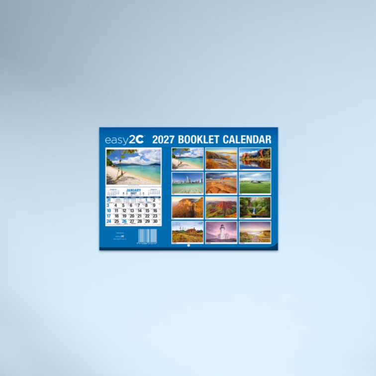 2027 easy2C Australian Images Booklet Calendar 297x205mm