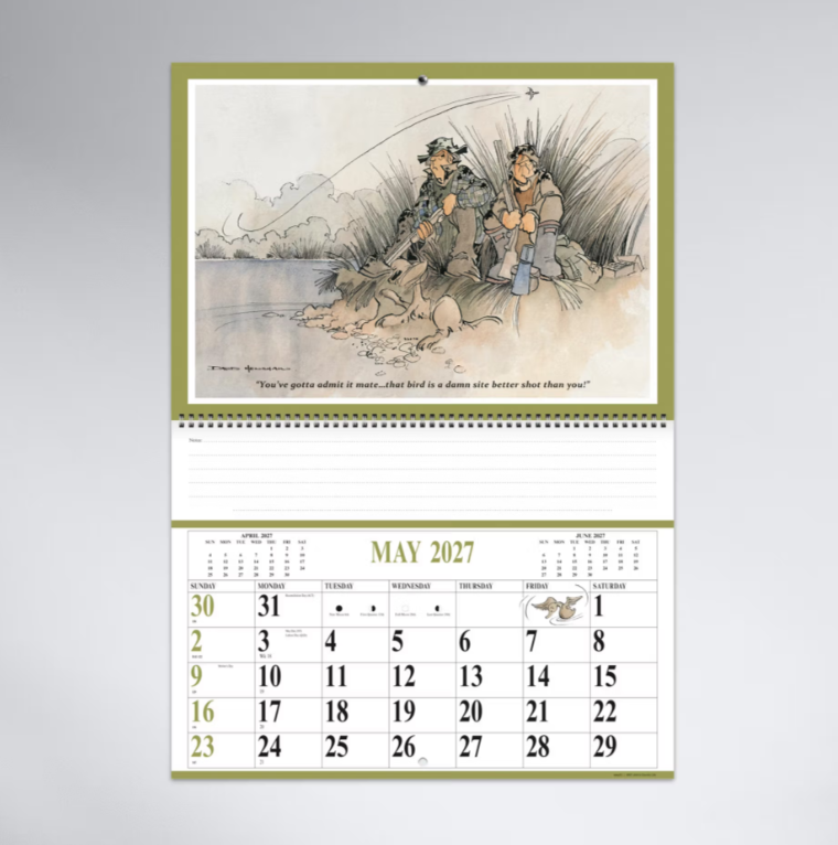 2027 Jock's Country Life Booklet Calendar Spiral Bound 337x240mm