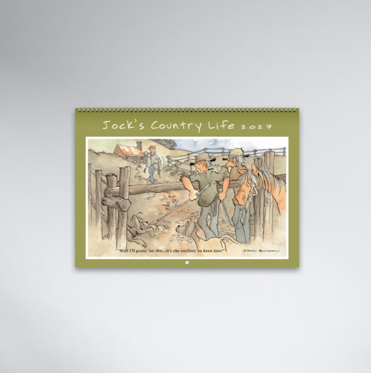 2027 Jock's Country Life Booklet Calendar Spiral Bound 337x240mm