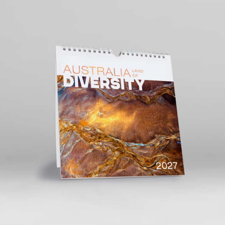 2027 Australia Land of Diversity Wall/Desk Calendar - February landscape view