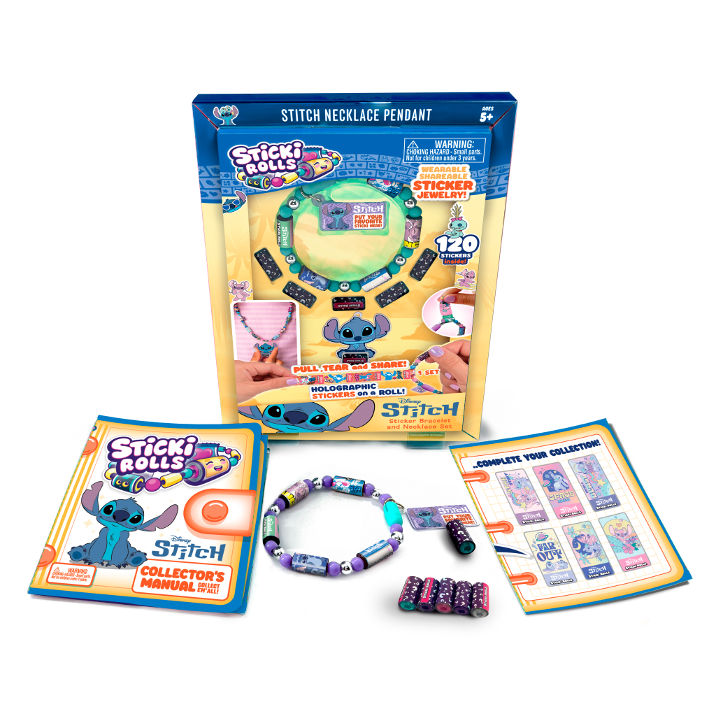 Sticki Rolls - Disney Stitch Pendant Set
