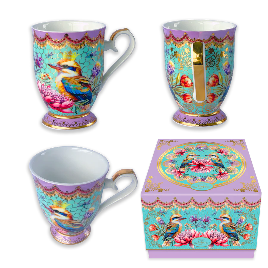 Tea Cup - Vintage Kookas By Lisa Pollock Art from the Heart Gift for her