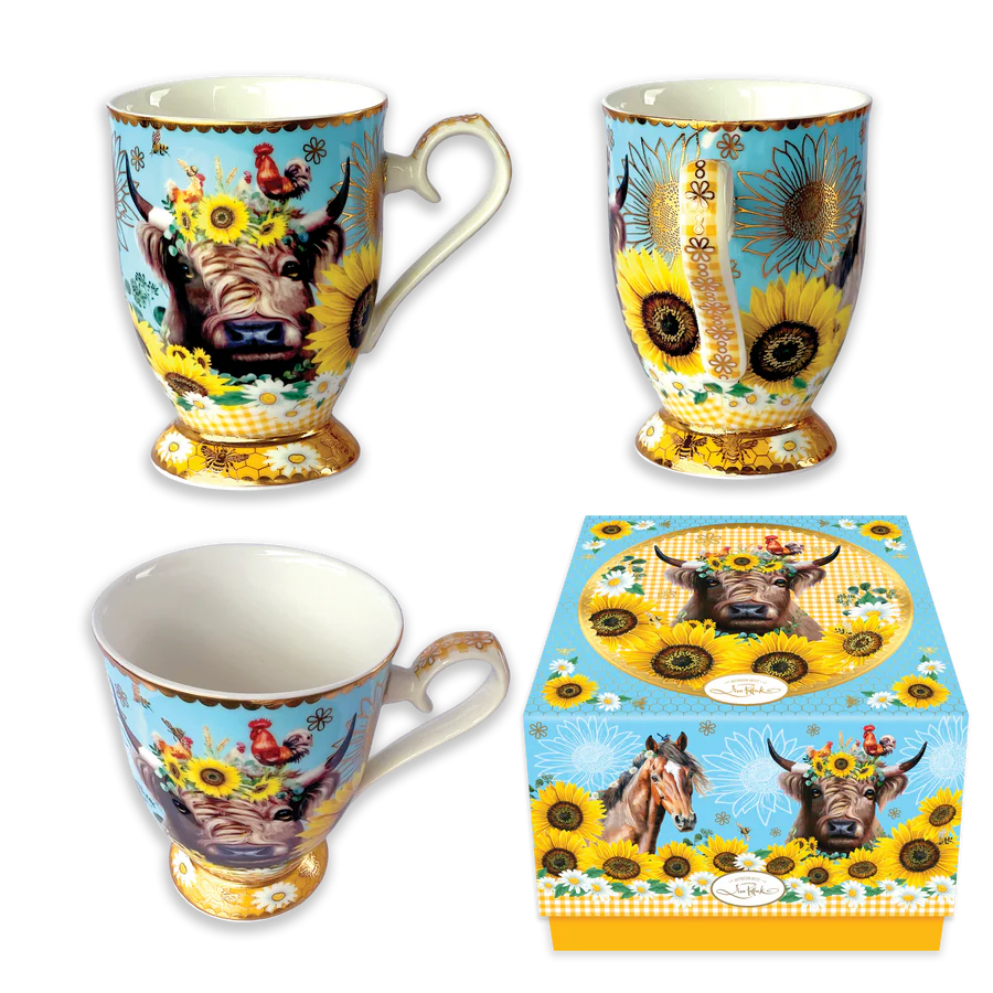 Tea Cup - Country Collection By Lisa Pollock Art from the Heart Gift for her