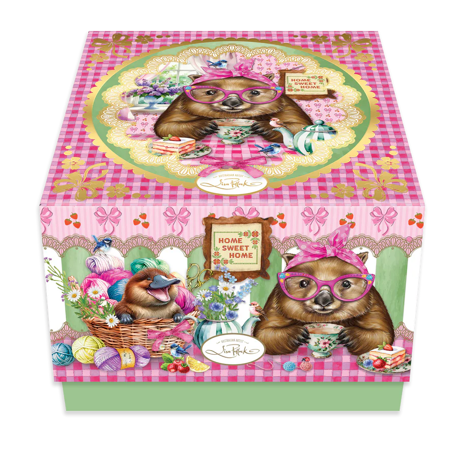 Tea Cup - Wonda Wombat By Lisa Pollock Art from the Heart Gift for her
