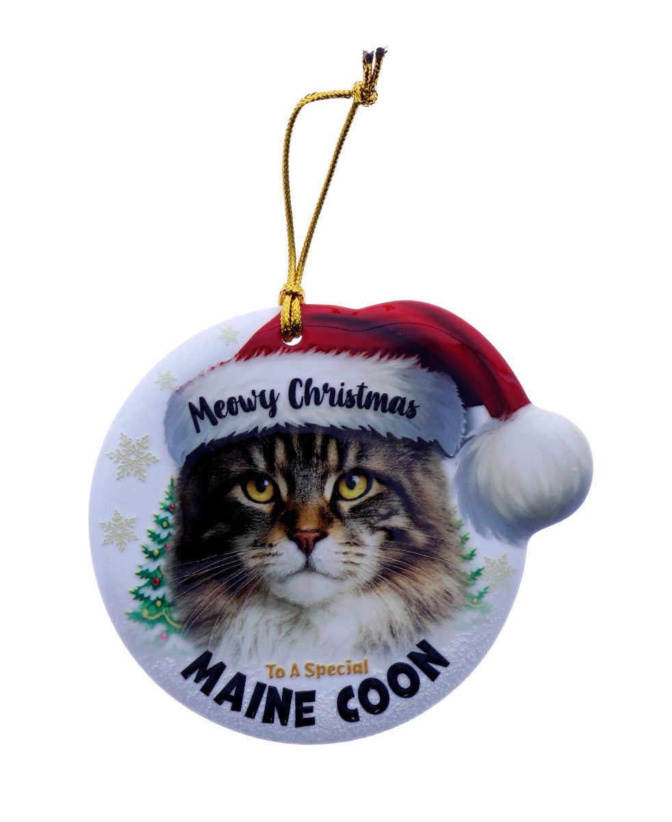 Christmas Sentiments Hanging Ceramic Pet Plaque