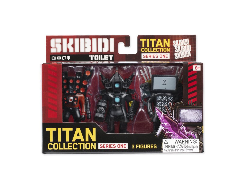Skibidi Toilet Titan 3-pack