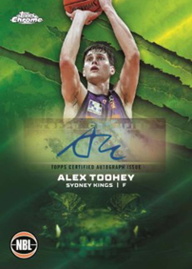 Collection example: NBL autograph card