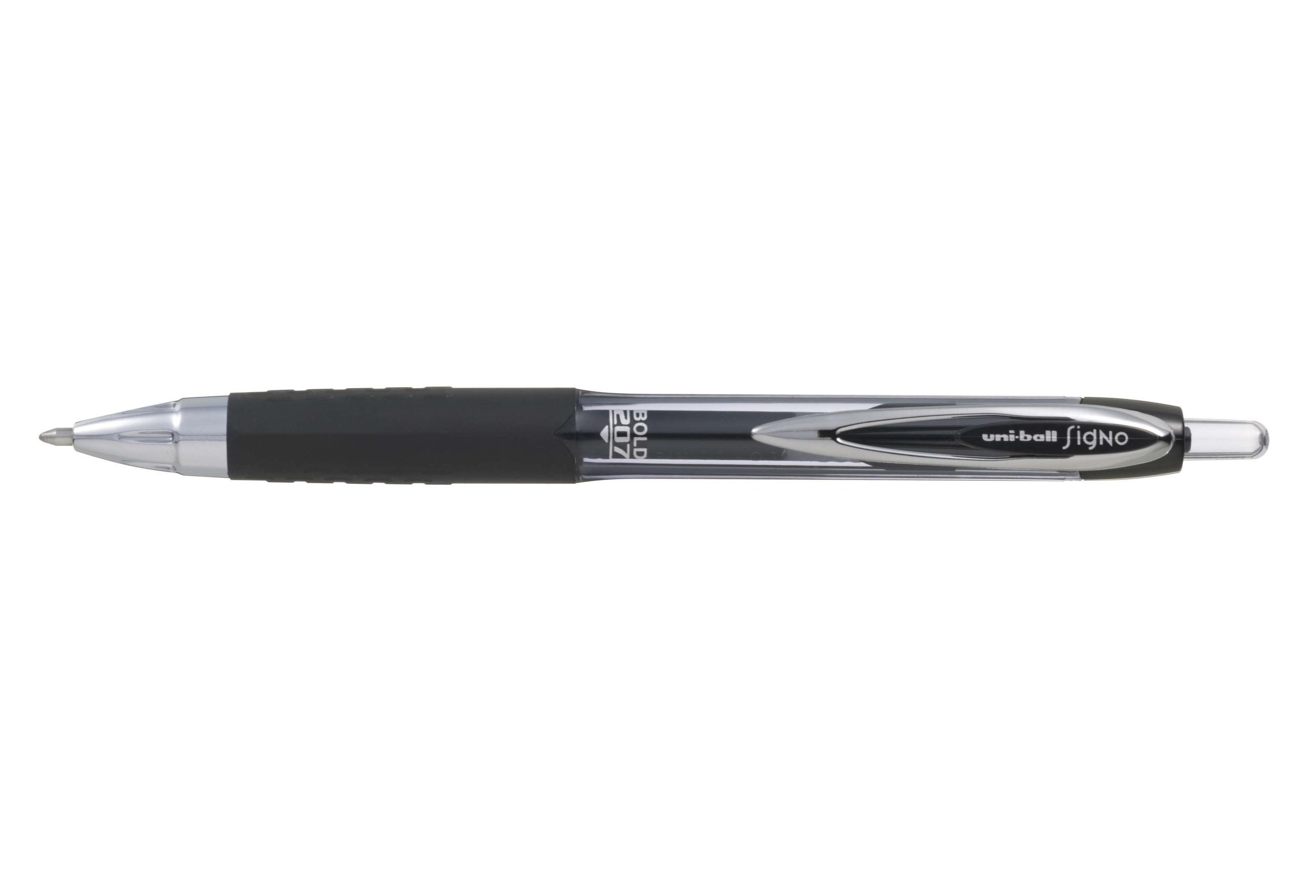 Uni-Ball Signo Bold Retractable Gel Pen 1.0 Tip UMN-207-10