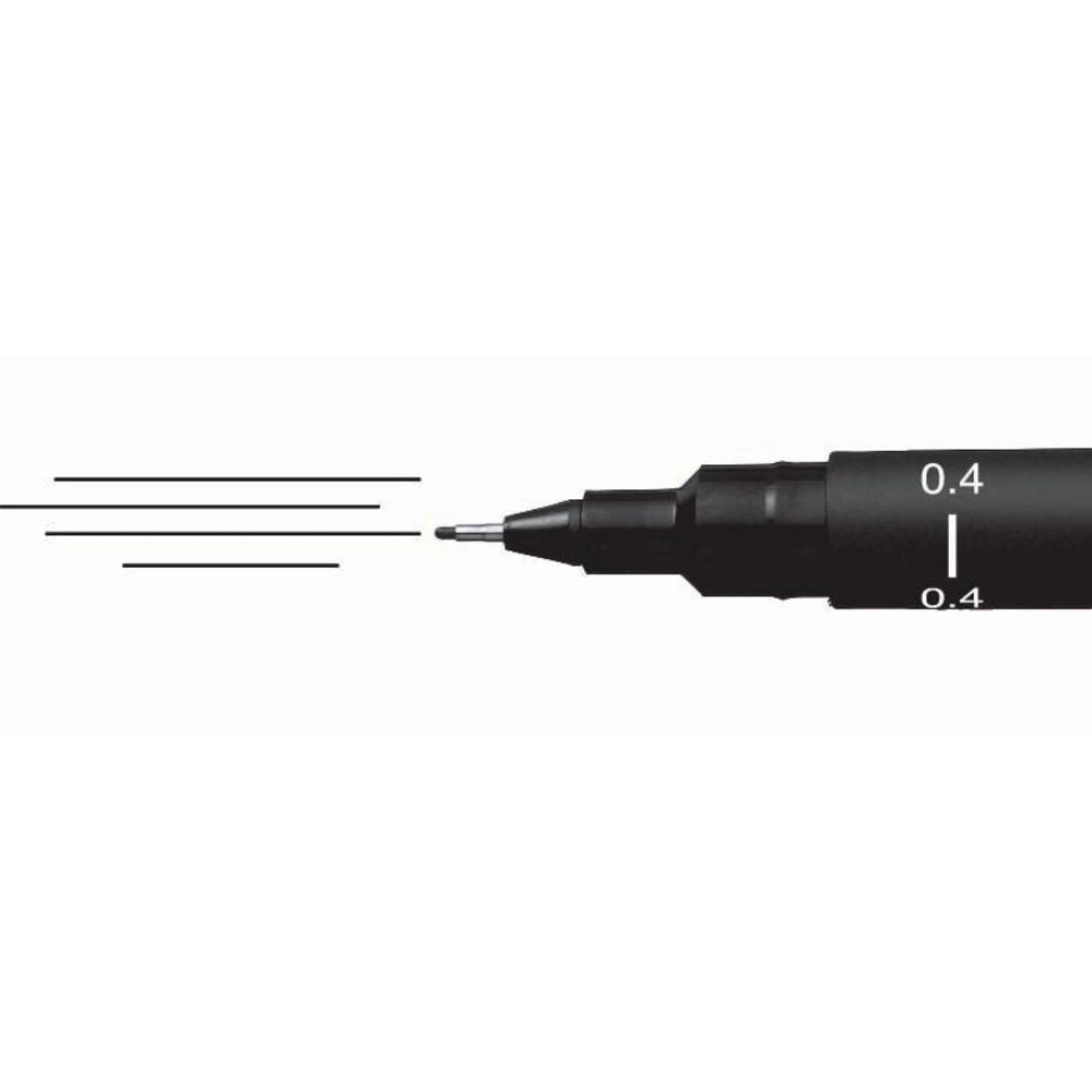 Uni-Ball Uni Pin Fineliner Black Tip Size 0.1 to 0.8
