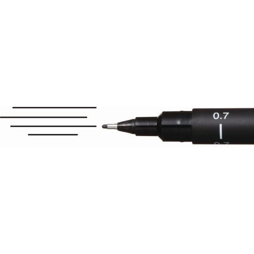 Uni-Ball Uni Pin Fineliner Black Tip Size 0.1 to 0.8