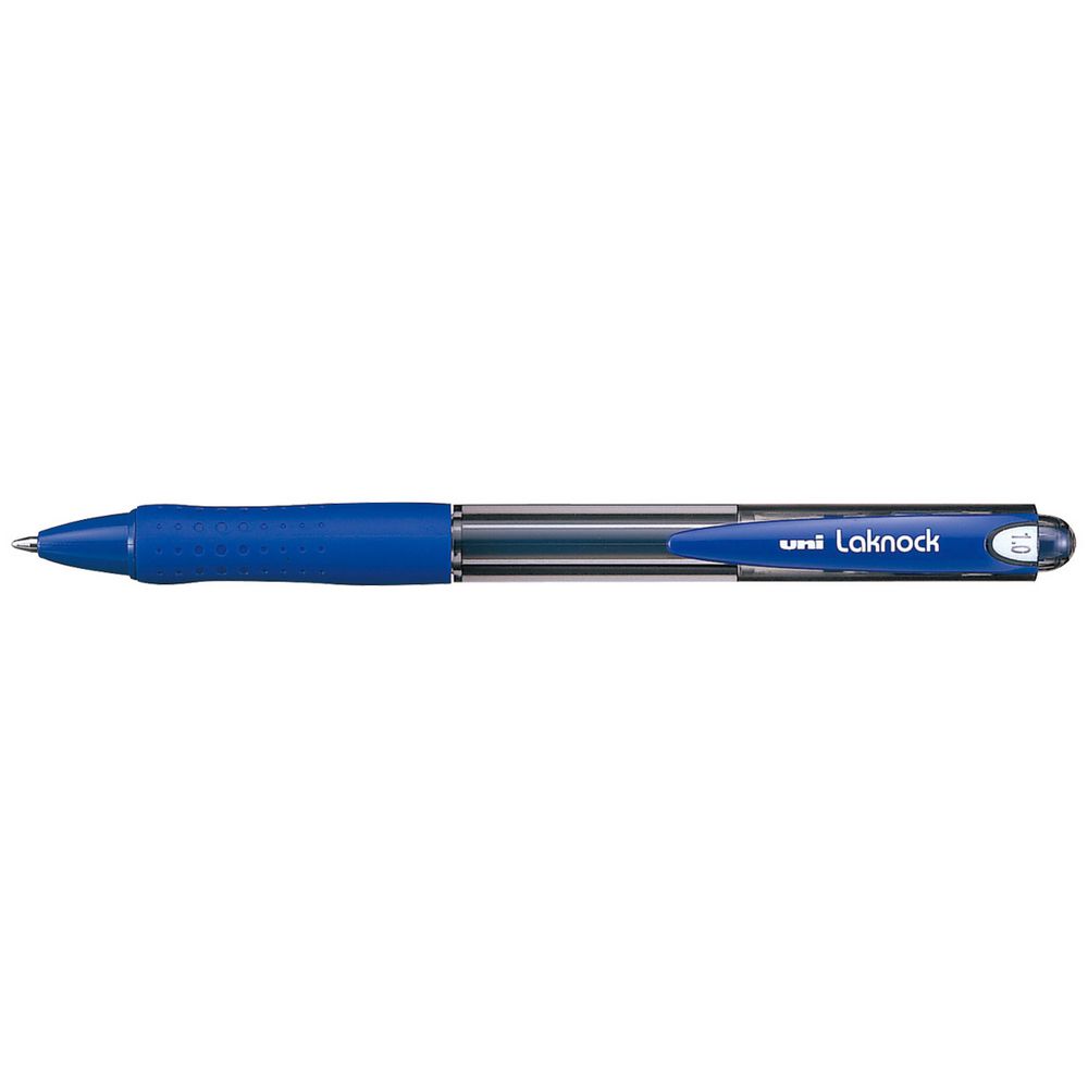 uni Laknock Retractable Ballpoint Pen 1.0 Tip