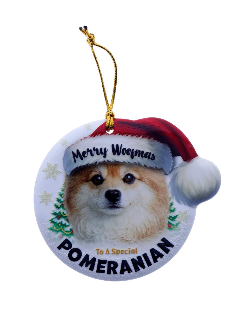 Christmas Sentiments Hanging Ceramic Pet Plaque