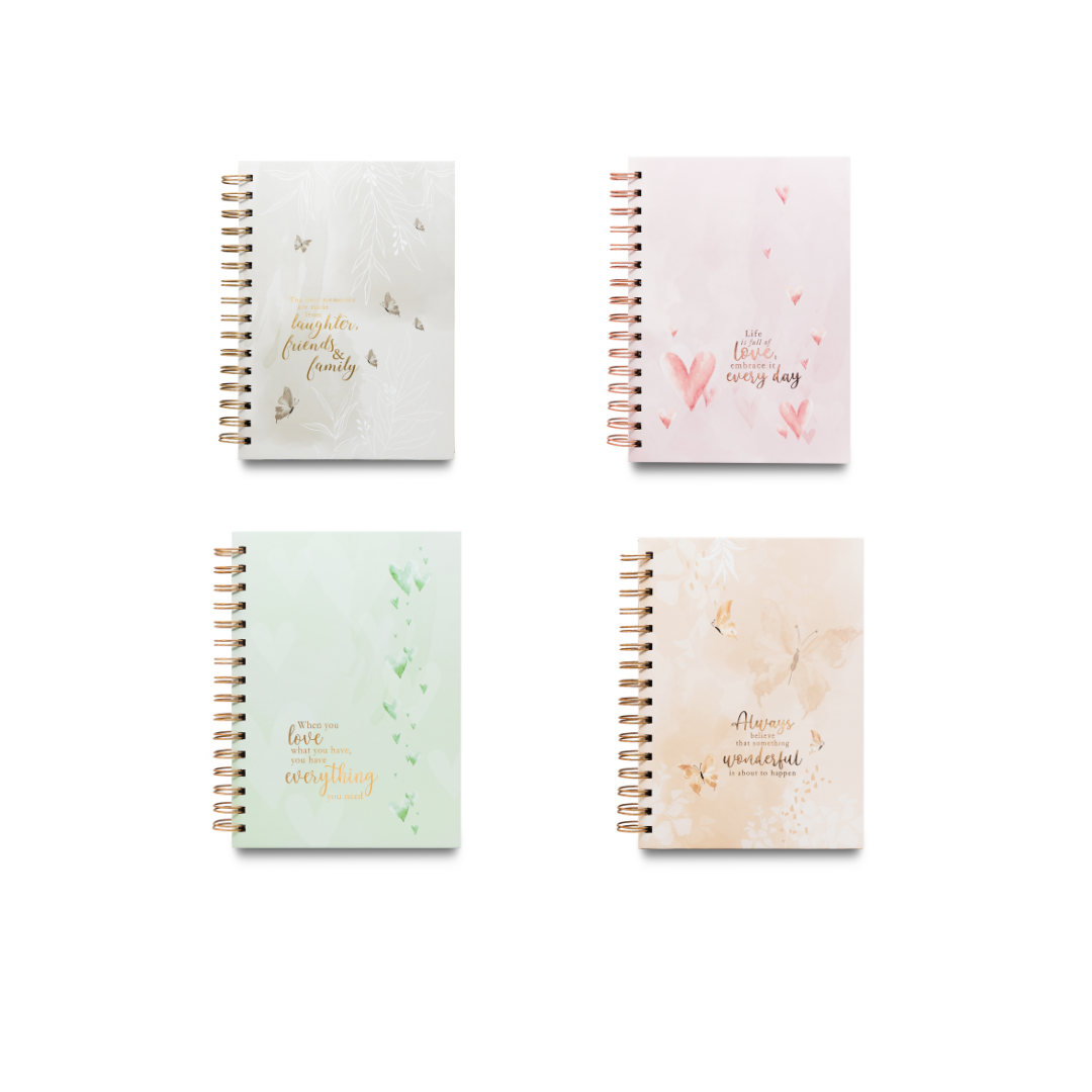 Angel Notebook With Message - A5 Spiral Notebook