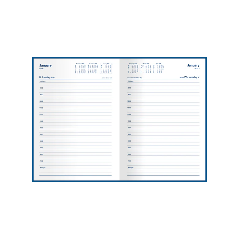 Kingsgrove Calendar Year 2026 Diary/Planner, Day to Page, A5 Hard Cover - 181.P59-26