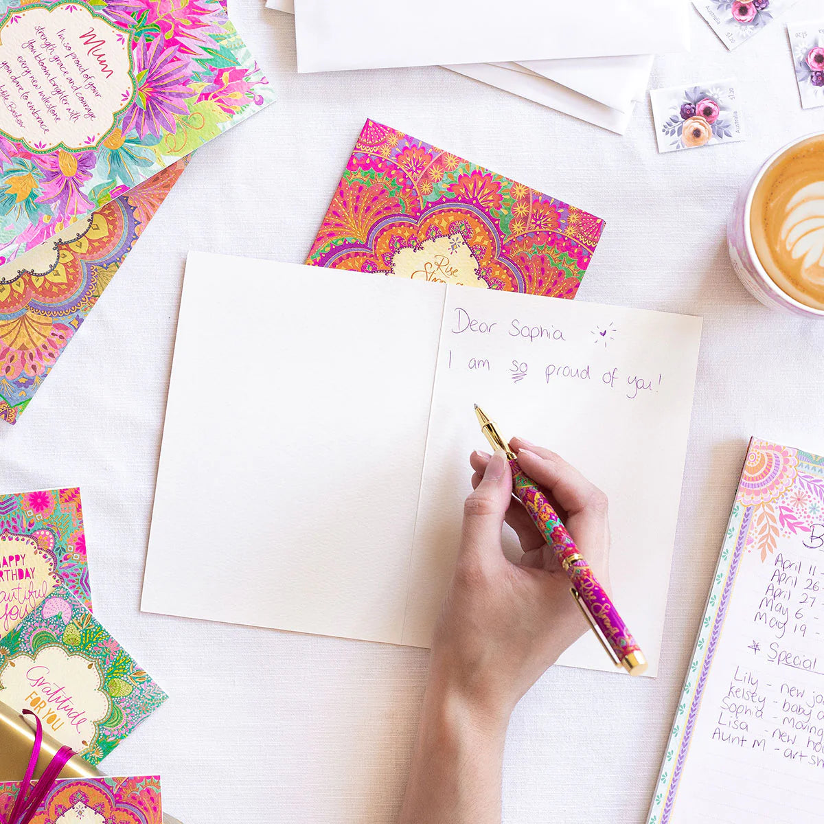 Intrinsic Make a Wish Stardust Greeting Card by Adele Basheer