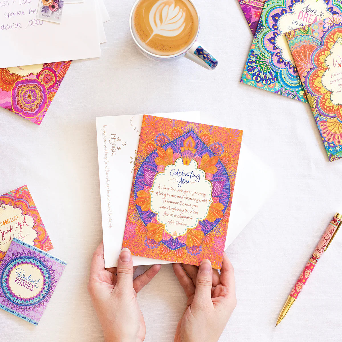 Intrinsic Honour Your Power Greeting Card by Adele Basheer