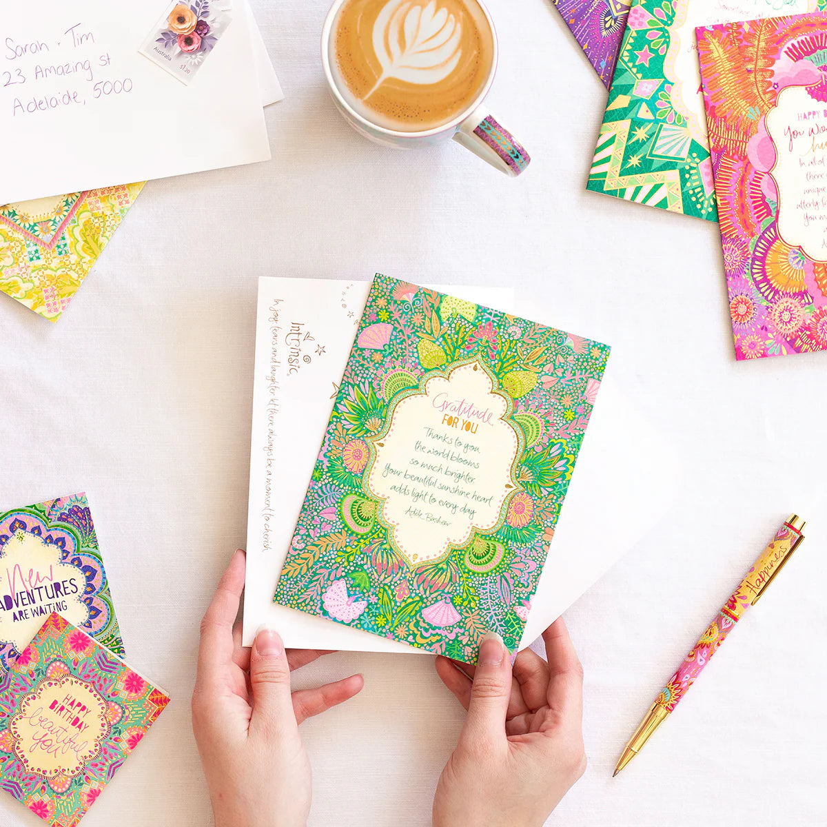 Intrinsic Gratitude For You Greeting Card by Adele Basheer