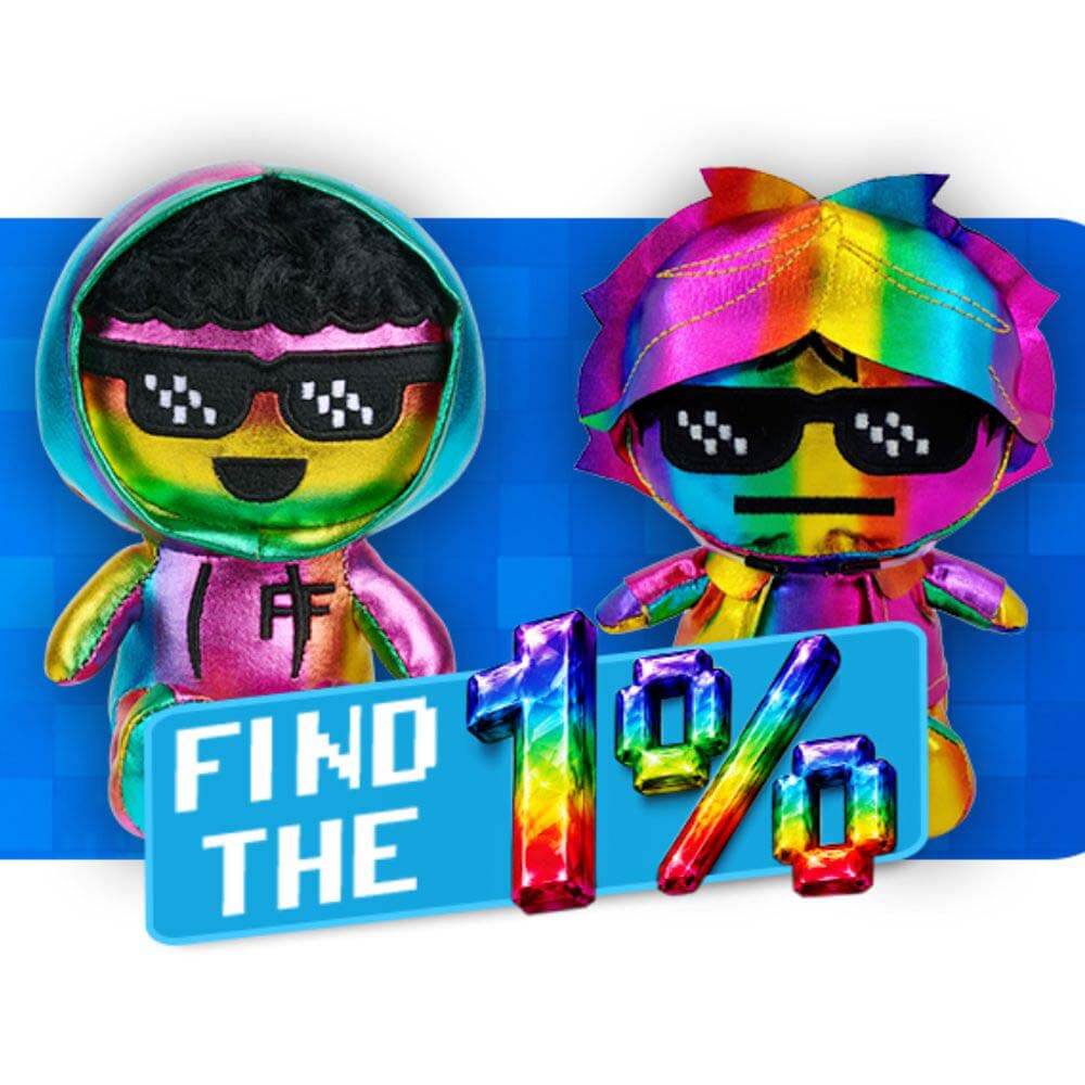 Caylus Vs Foltyn Mystery Aura Plush Blind Box packaging with Caylus plush