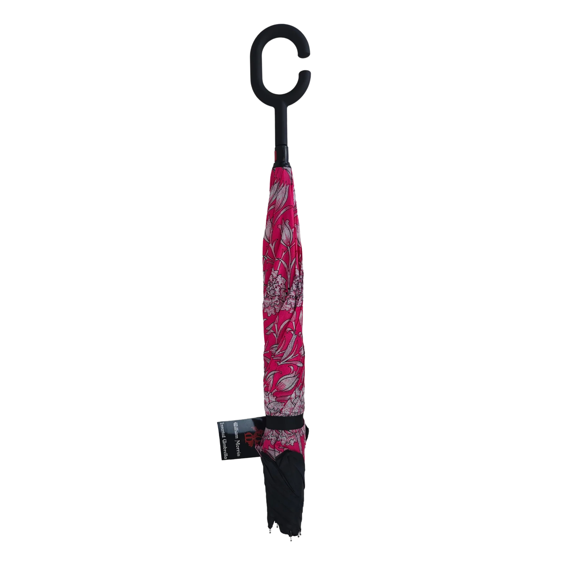 Artico Inverted Reverse Umbrella Windproof Double Layer C-Handle - William Morris - Wild Tulip