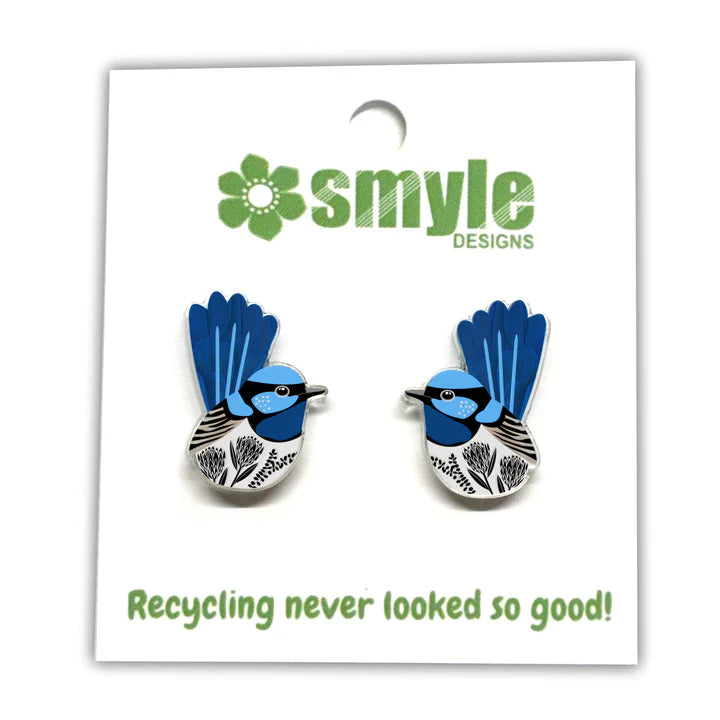 Fairy Wren Studs By Smyle Designs