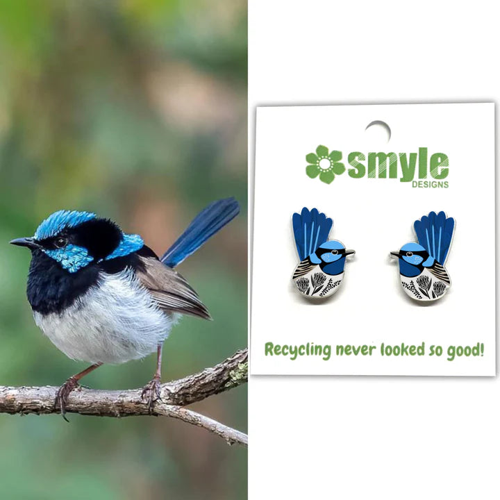 Fairy Wren Studs By Smyle Designs