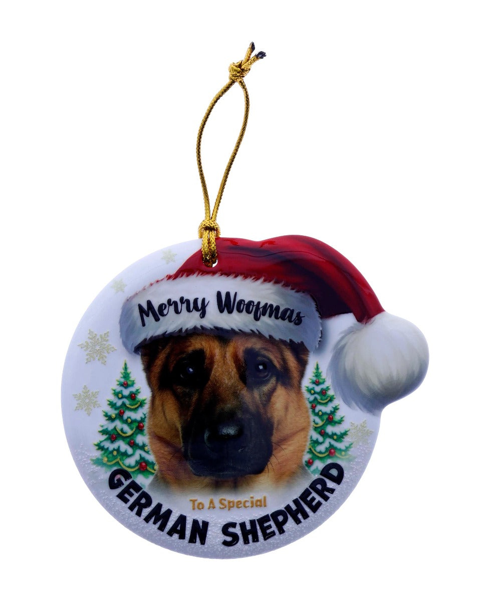 Christmas Sentiments Hanging Ceramic Pet Plaque