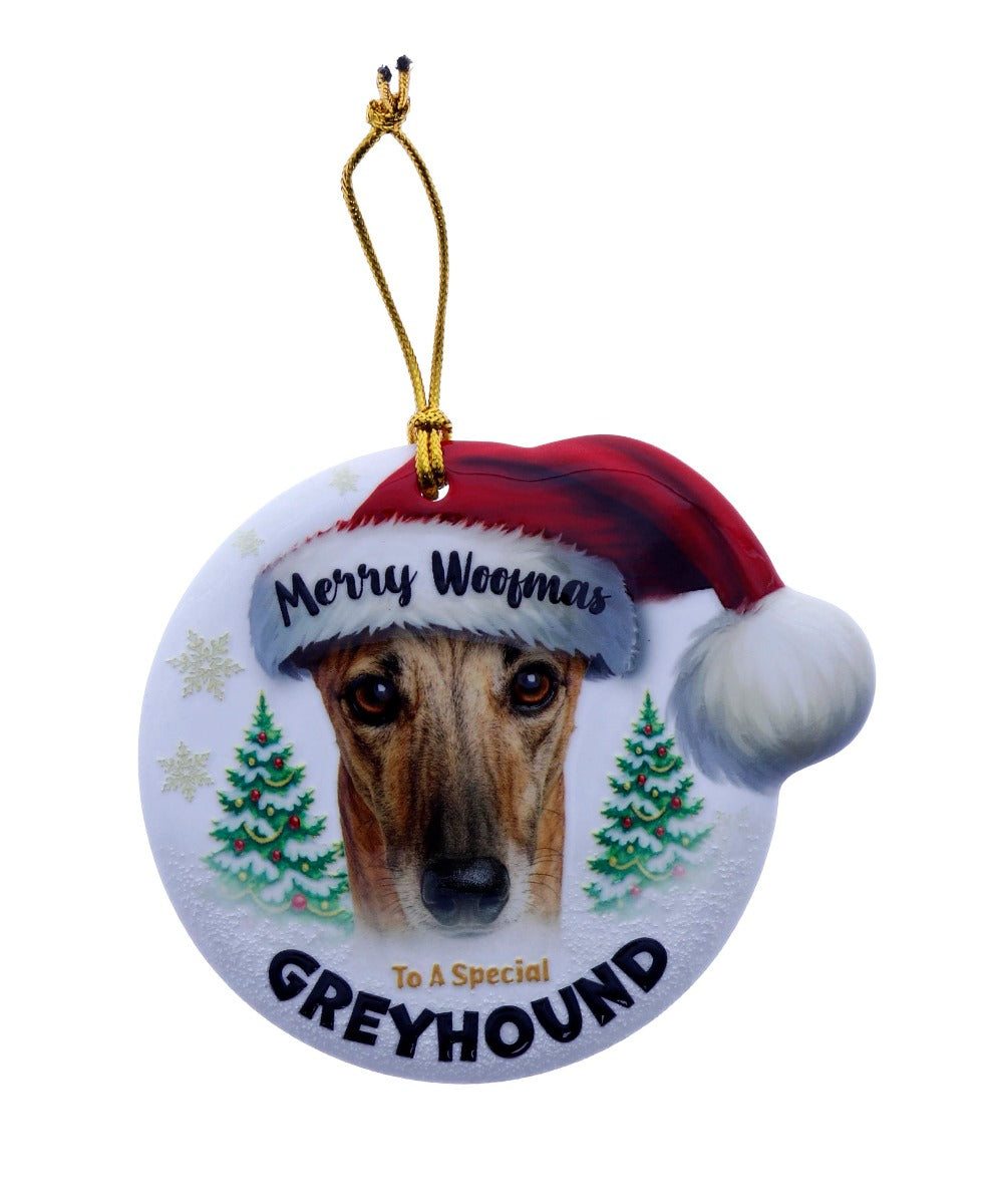 Christmas Sentiments Hanging Ceramic Pet Plaque