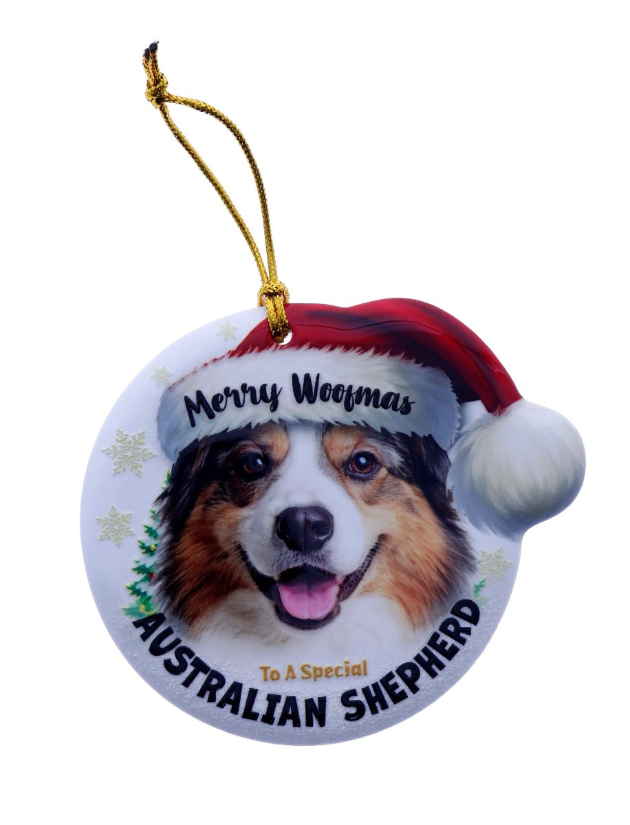 Christmas Sentiments Hanging Ceramic Pet Plaque