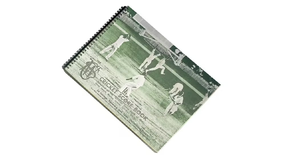Collins Debden Official 56 Innings Wirobound Cricket Score Book - Large A4+ Size