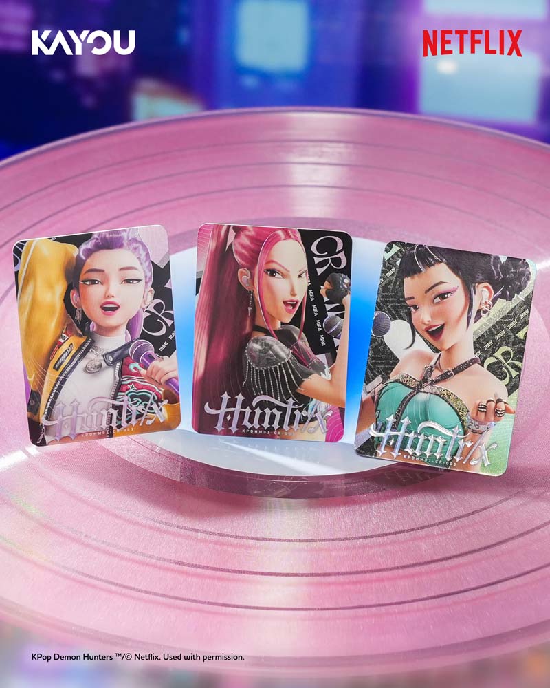 Kayou K-Pop Demon Hunters Collectible Trading Cards Special Mini Edition - 1 pack Each pack contains 3 mini collectible cards