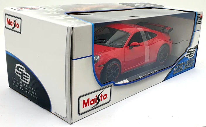 Maisto 1/18 Porsche 911 GT3 Red Special Edition Die Cast Model Car