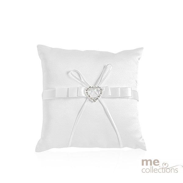 Me Collections Ring Cushion – Heart Design White