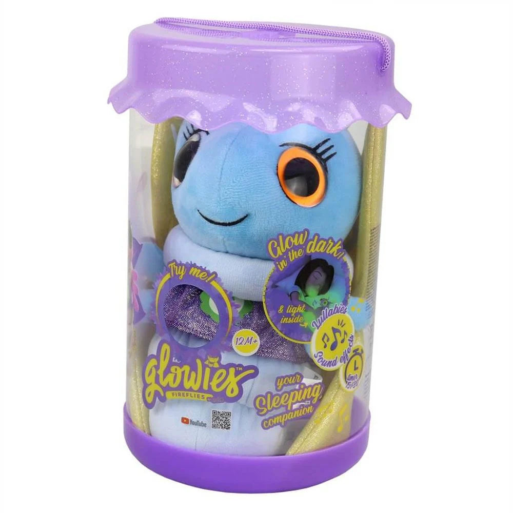 Glowies Fireflies Blue Plush with Light, Music & Sounds - Glow in the dark,