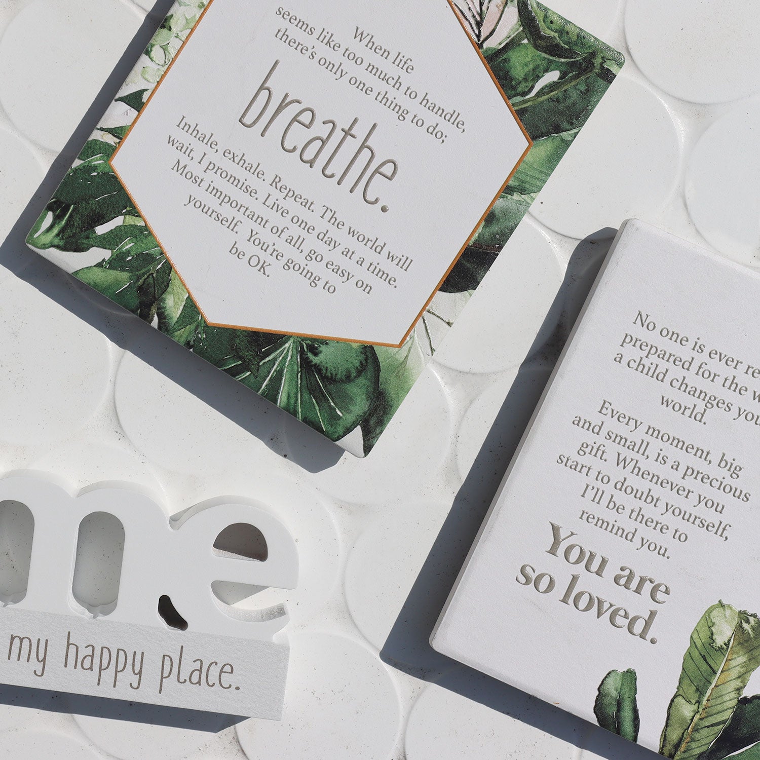 Splosh Greenhouse Child Verse - Gift for Child - Ceramic verse with embossed design