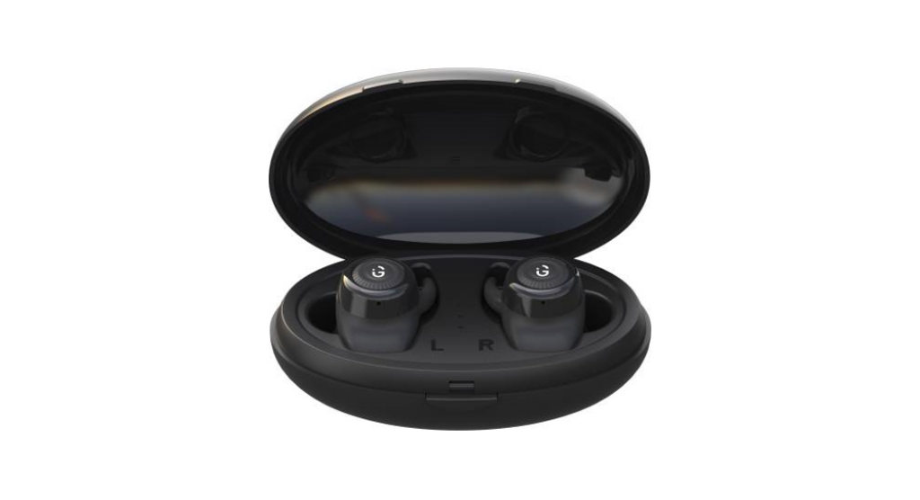 iGear Earbuds Wireless with Smart Charge Case Black