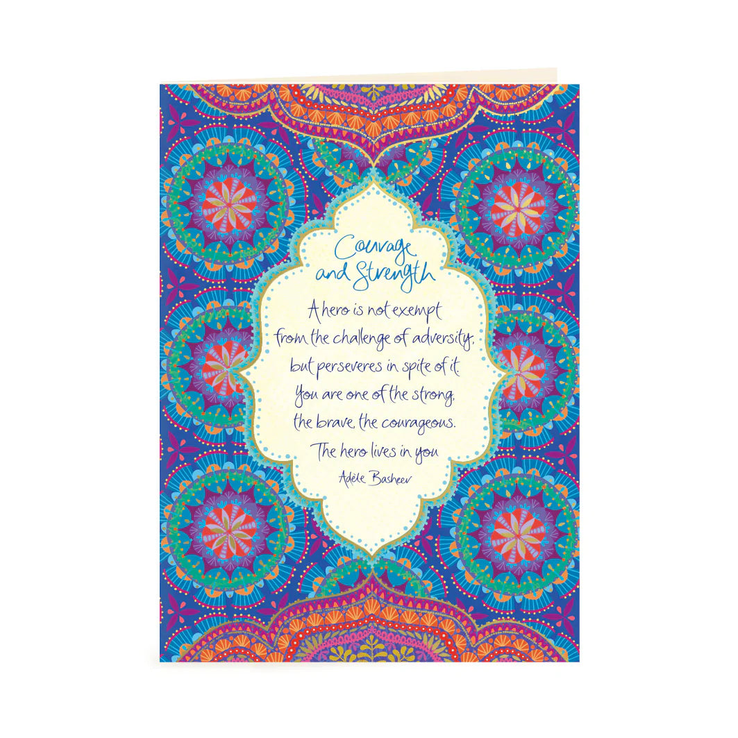 Intrinsic Courage and Strength Greeting Card by Adele Basheer