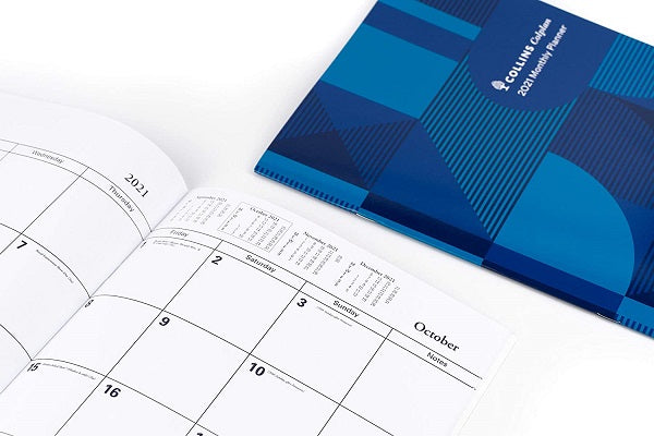 Collins Colplan Month to View Planner Diary 2026 Geo Blue 51C57