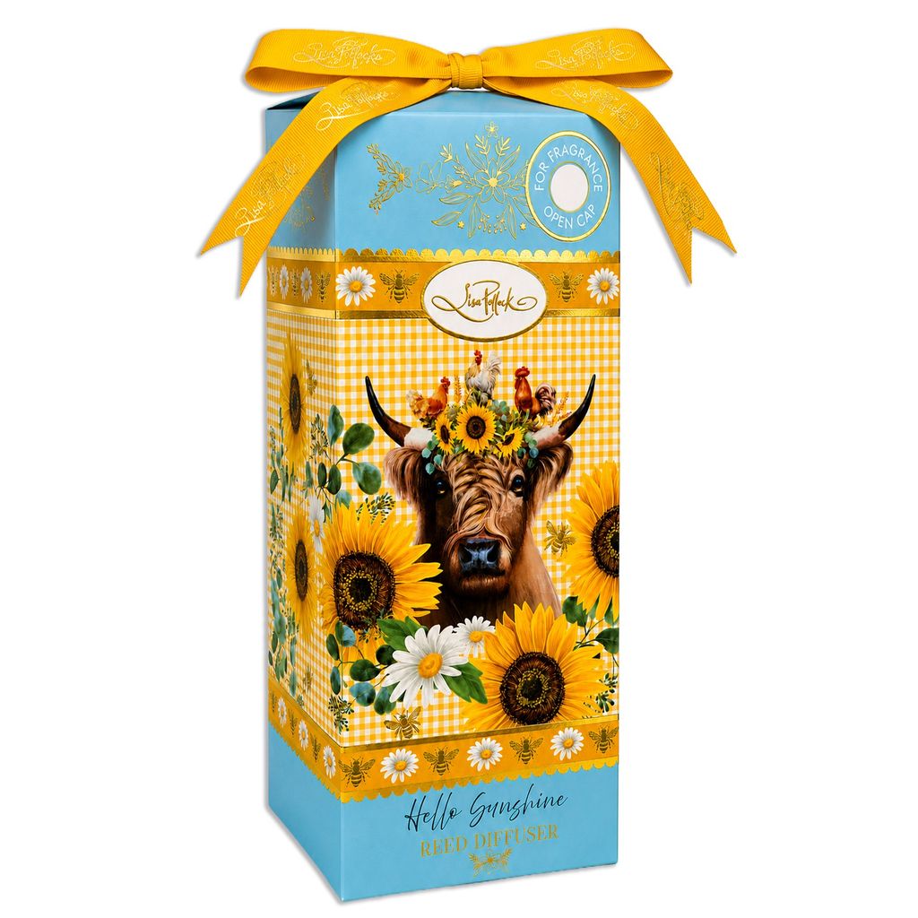 Lisa Pollock Hello Sunshine Fragrant Living Collection - Lychee Reed Diffuser 150ml – 8 Reeds