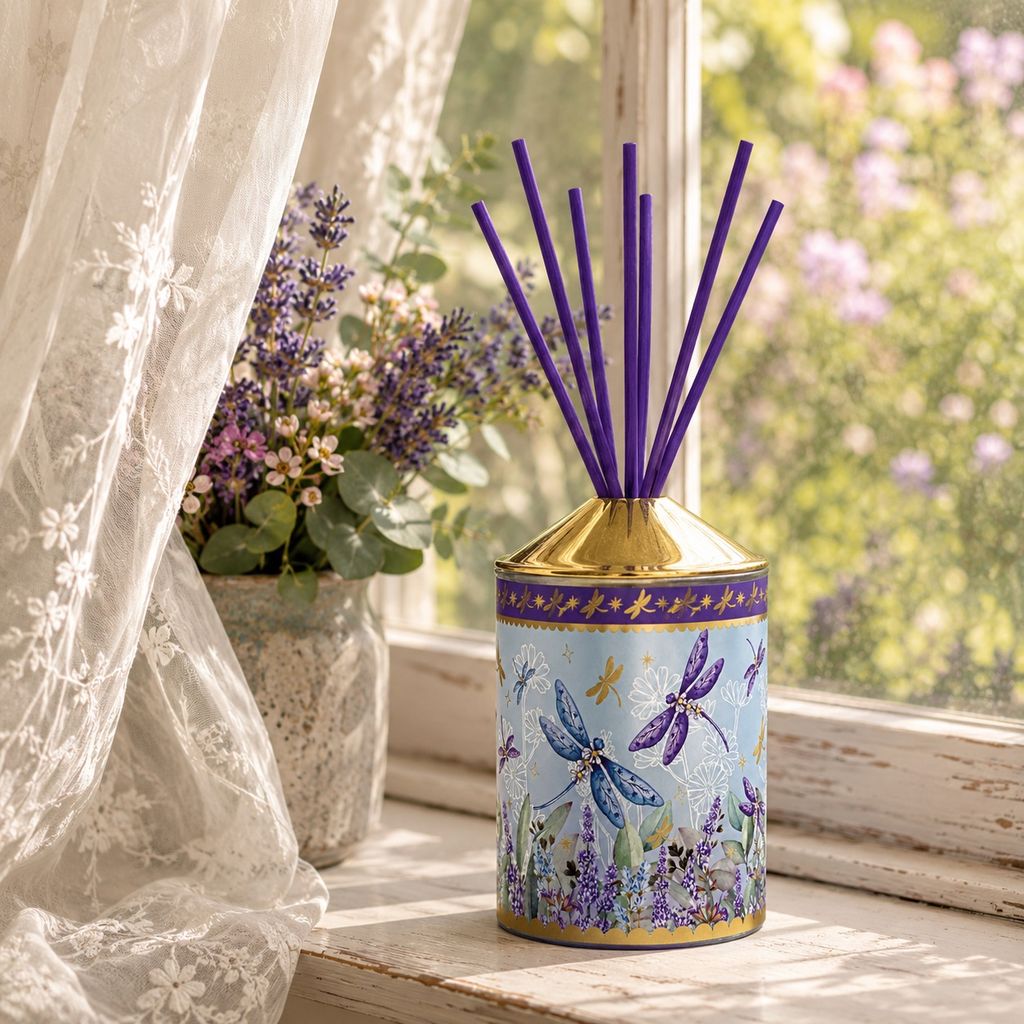 Lisa Pollock Moments of Magic Fragrant Living Collection - White Jasmine Reed Diffuser 150ml – 8 Reeds