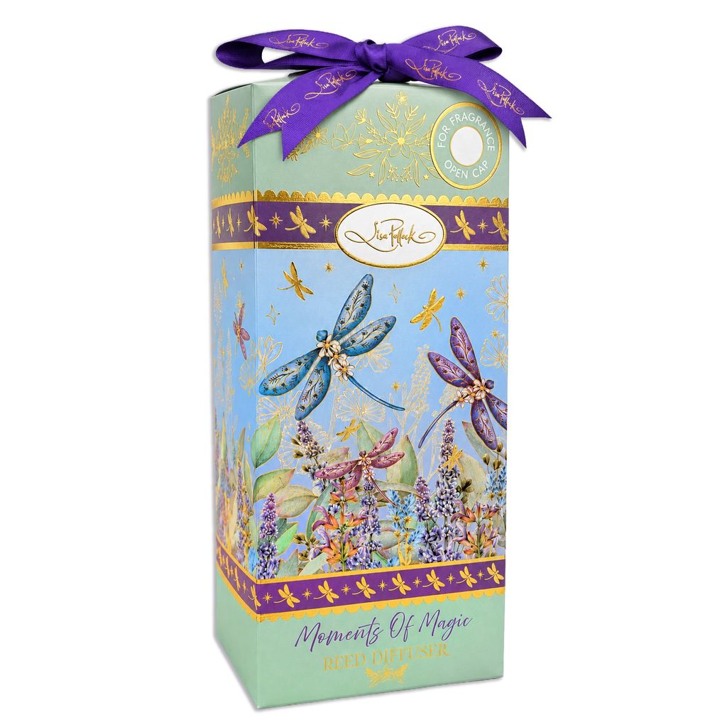 Lisa Pollock Moments of Magic Fragrant Living Collection - White Jasmine Reed Diffuser 150ml – 8 Reeds