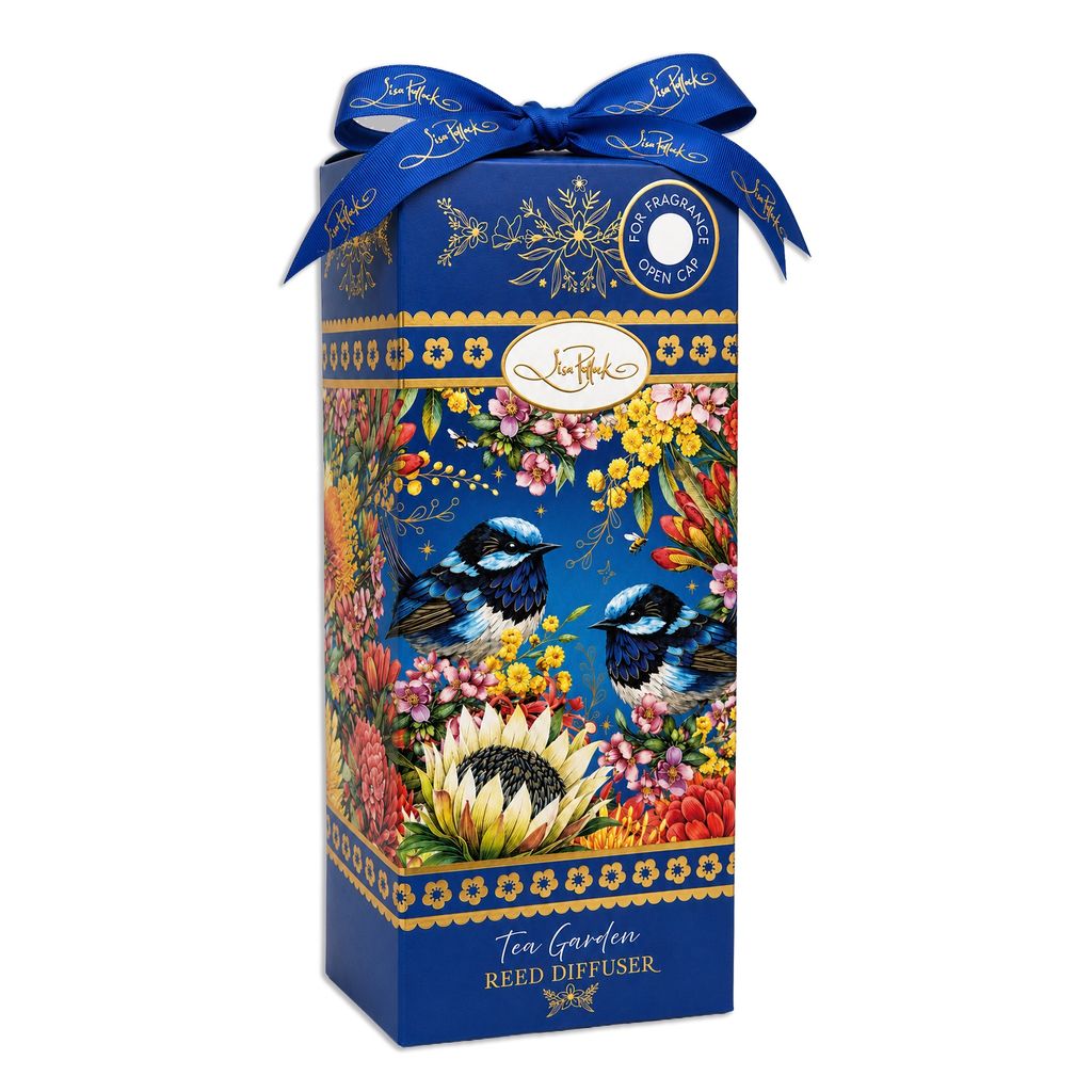 Lisa Pollock Tea Garden Fragrant Living Collection - White Tea Reed Diffuser 150ml – 8 Reeds