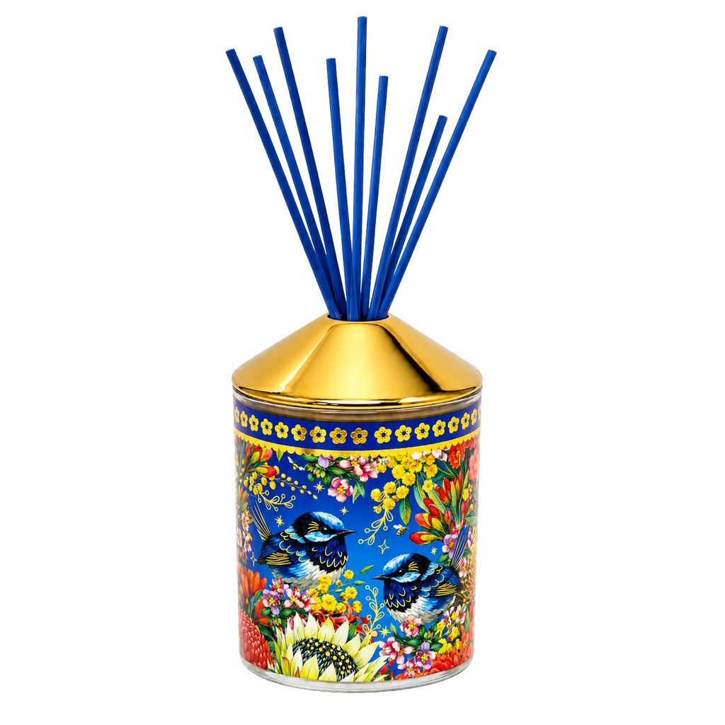 Lisa Pollock Tea Garden Fragrant Living Collection - White Tea Reed Diffuser 150ml – 8 Reeds