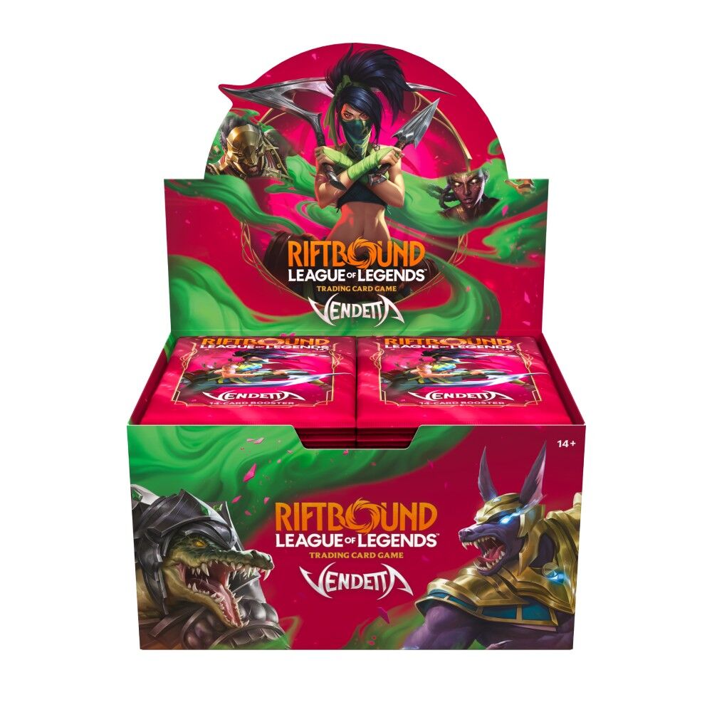 Pre-Order Riftbound: League of Legends TCG – Booster Display – Vendetta