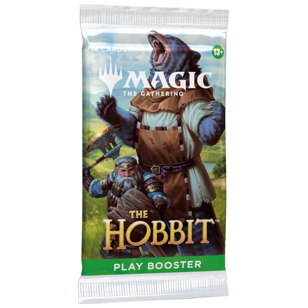 Magic The Hobbit Play Booster Pack with bear and dwarf artwork