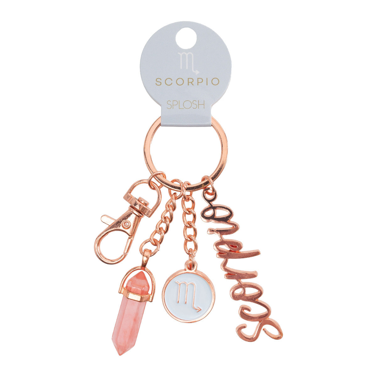 Splosh Mystique Scorpio Keychain with Coloured Crystals