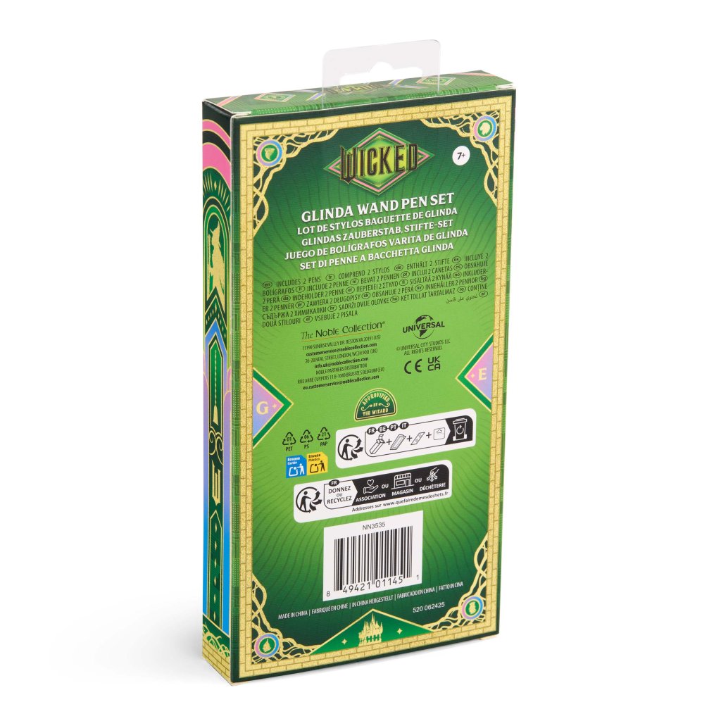 Wicked- Glinda Wand Pen Set - Officially licensed