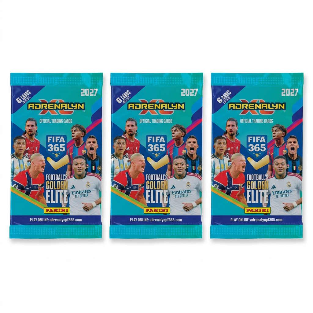 Panini FIFA 365 Adrenalyn XL 2027 Soccer Cards - 6 Cards per Pack