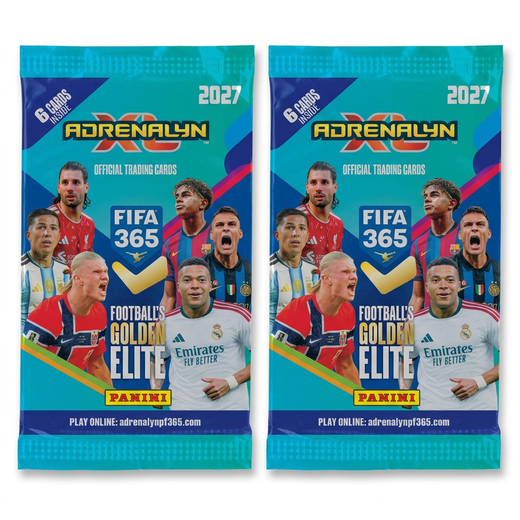 Panini FIFA 365 Adrenalyn XL 2027 Soccer Cards - 6 Cards per Pack