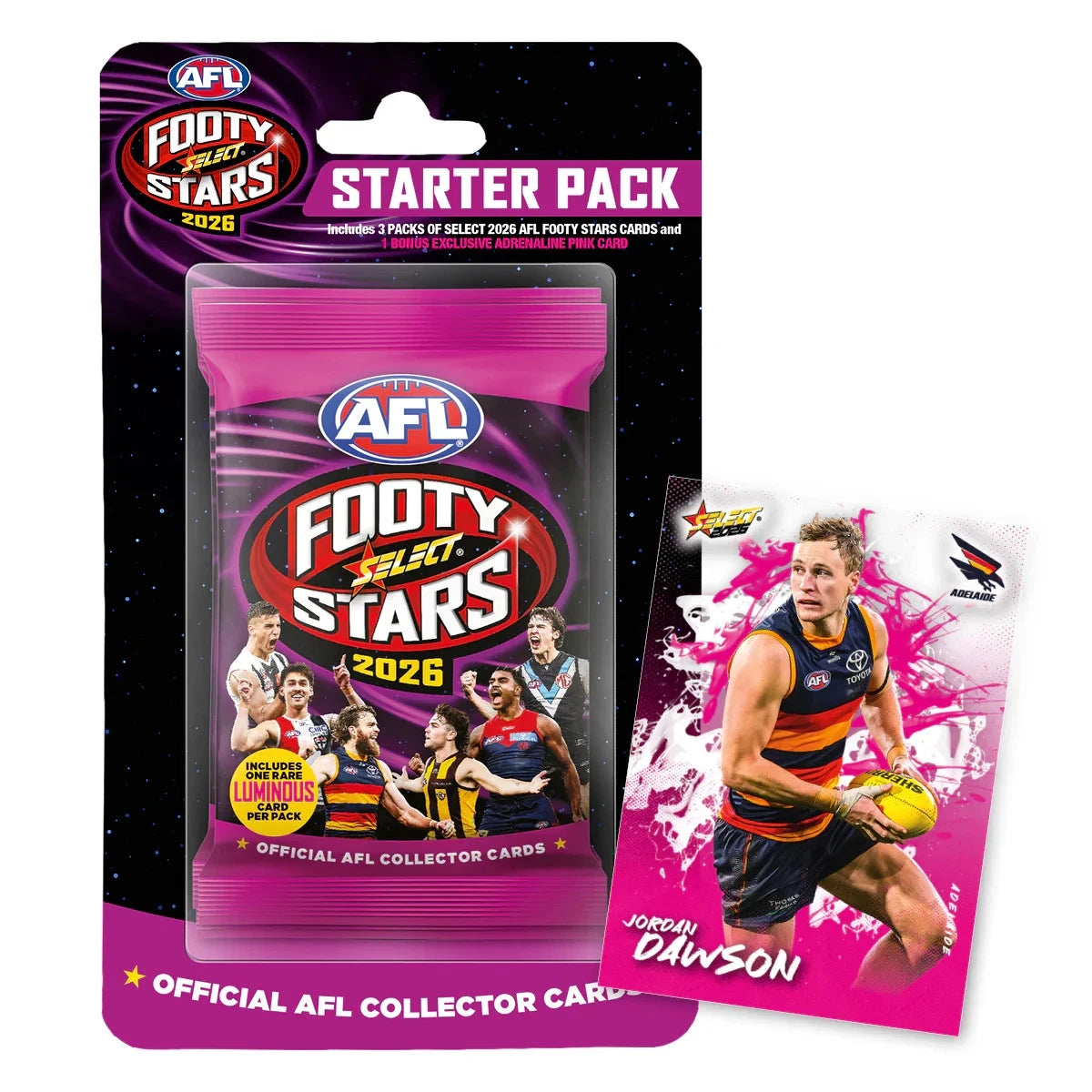 2026 AFL Footy Stars Starter Pack Factory Sealed Case (40 Starter Packs)